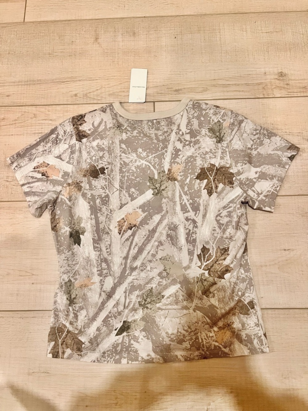 Abercrombie essential body skimming tee camo NWT - Picture 4 of 4